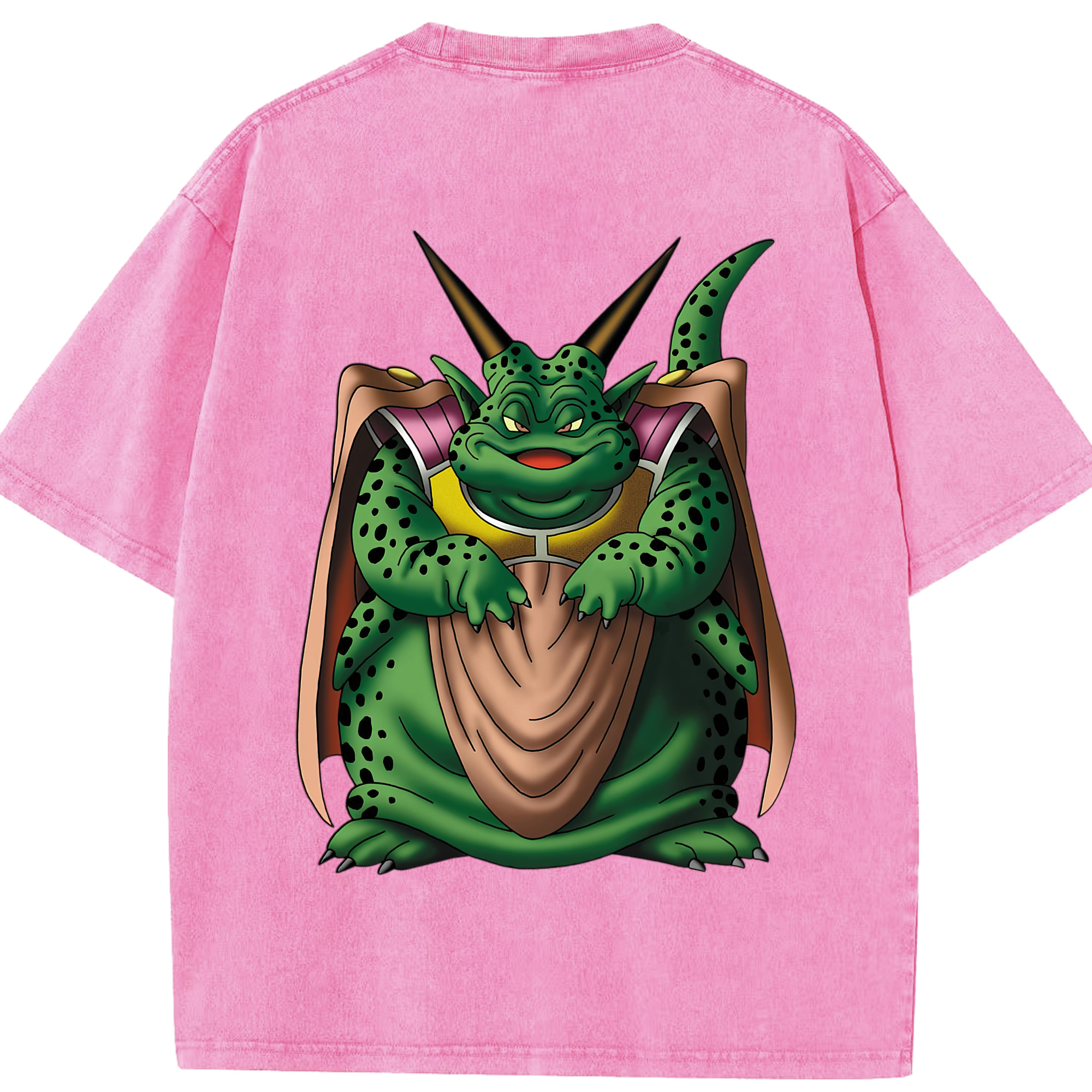 （画像用） ドラゴンクエスト Doragon Kuesuto Dragon Quest 綿100% ヴィンテージ風 半袖Tシャツ（背面プリント）